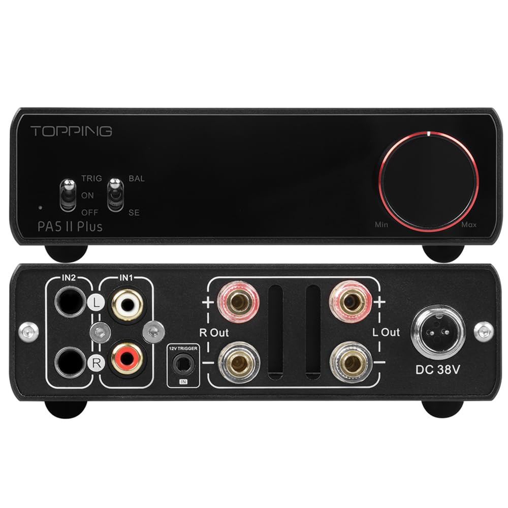 【動作品】TOPPING PA5 フルバランスアンプ Amazon.co.jp: Topping PA5 II Plus フルバランス クラスD パワー